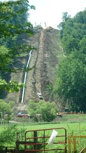 The Rover Pipeline under construction in Doddridge County, WV. Photo by MB.